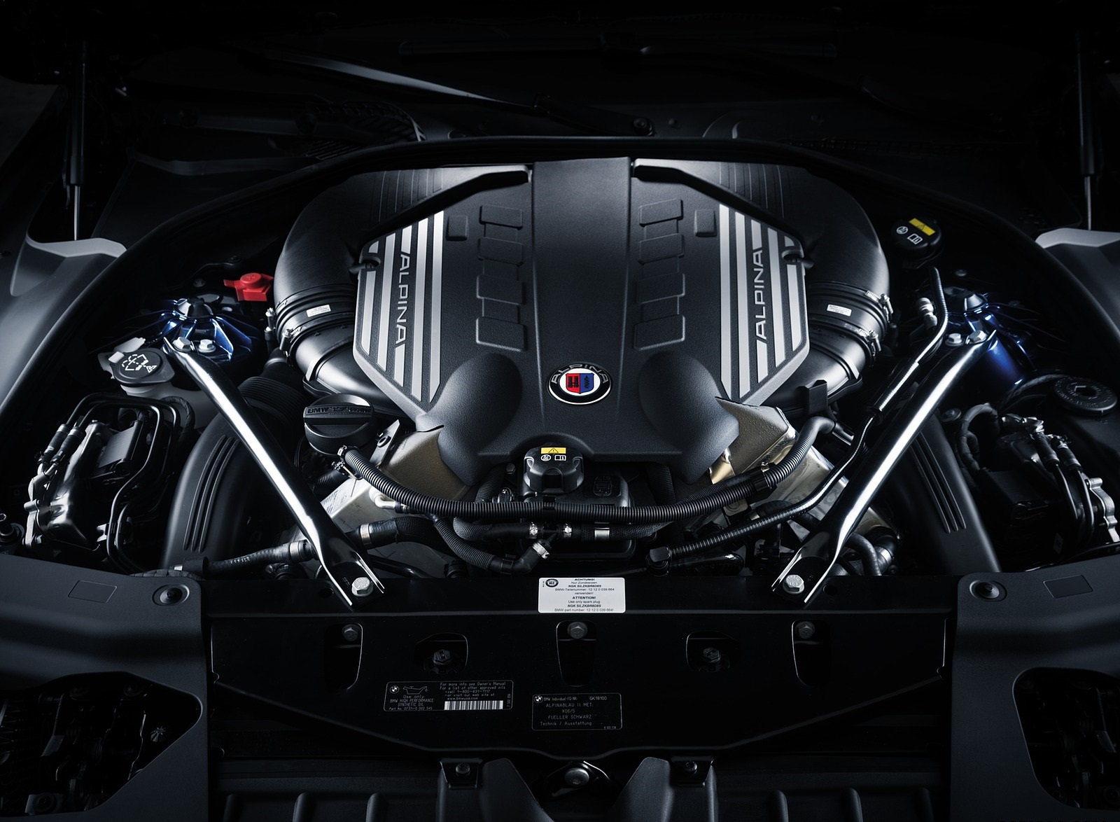 2016 ALPINA B6 xDrive Gran Coupe LCI Engine Wallpapers #27 of 45