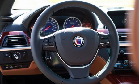 2016 ALPINA B6 xDrive Gran Coupe LCI Interior Steering Wheel Wallpapers 450x275 (38)