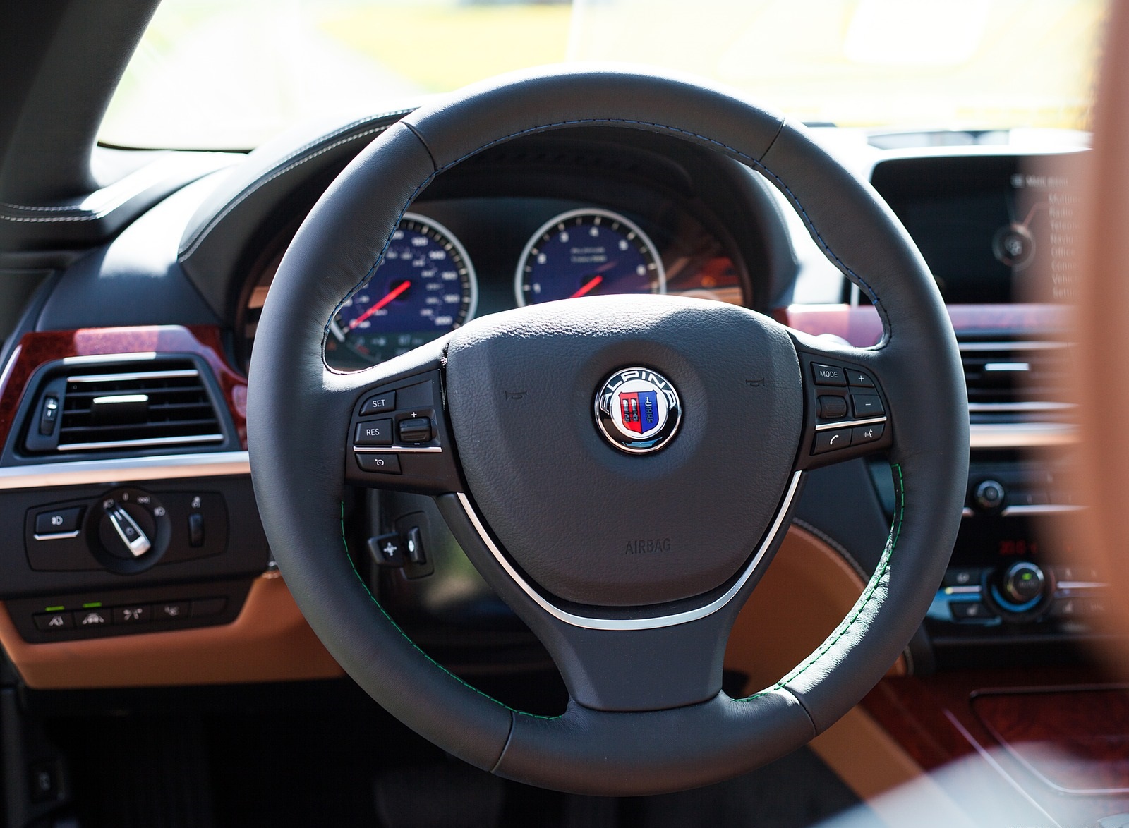 2016 ALPINA B6 xDrive Gran Coupe LCI Interior Steering Wheel Wallpapers #38 of 45