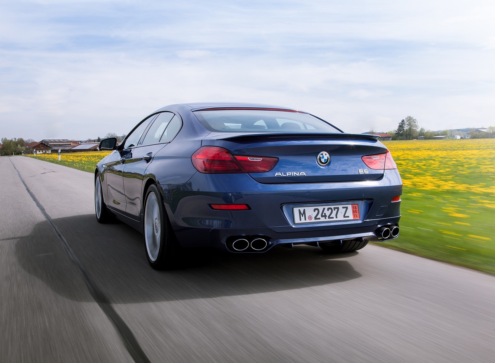 2016 ALPINA B6 xDrive Gran Coupe LCI Rear Wallpapers #2 of 45