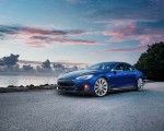 2015 Tesla Model S P85D Blue Front Wallpapers 150x120