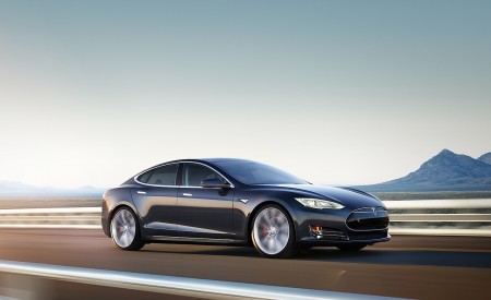 2015 Tesla Model S P85D Grey Front Three-Quarter Wallpapers 450x275 (11)