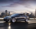 2015 Tesla Model S P85D Grey Front Three-Quarter Wallpapers 150x120