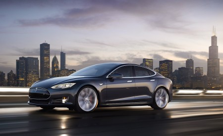 2015 Tesla Model S P85D Grey Front Three-Quarter Wallpapers 450x275 (10)