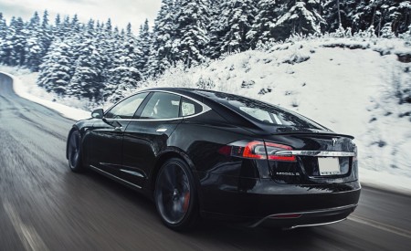 2015 Tesla Model S P85D Rear Wallpapers 450x275 (2)