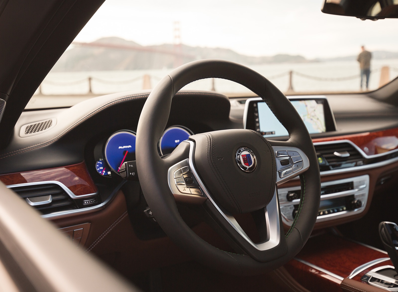 2017 ALPINA B7 xDrive Interior Steering Wheel Wallpapers #66 of 74