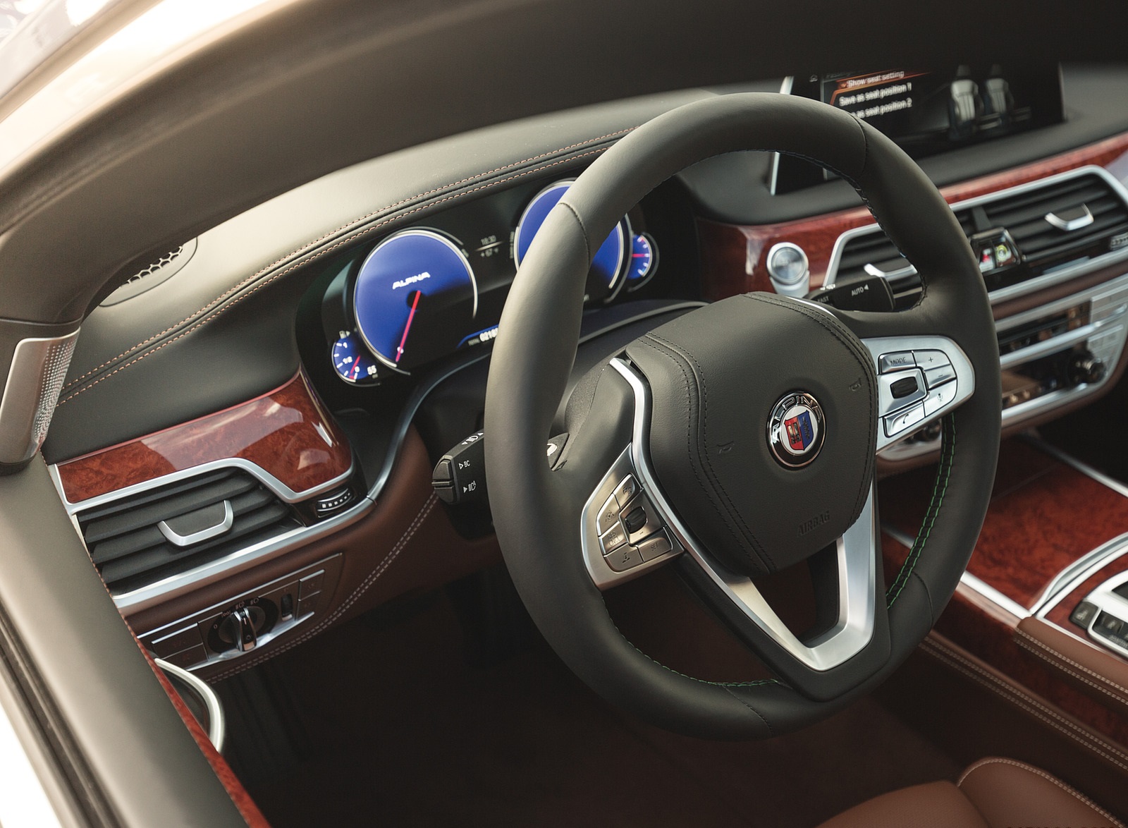 2017 ALPINA B7 xDrive Interior Steering Wheel Wallpapers #65 of 74