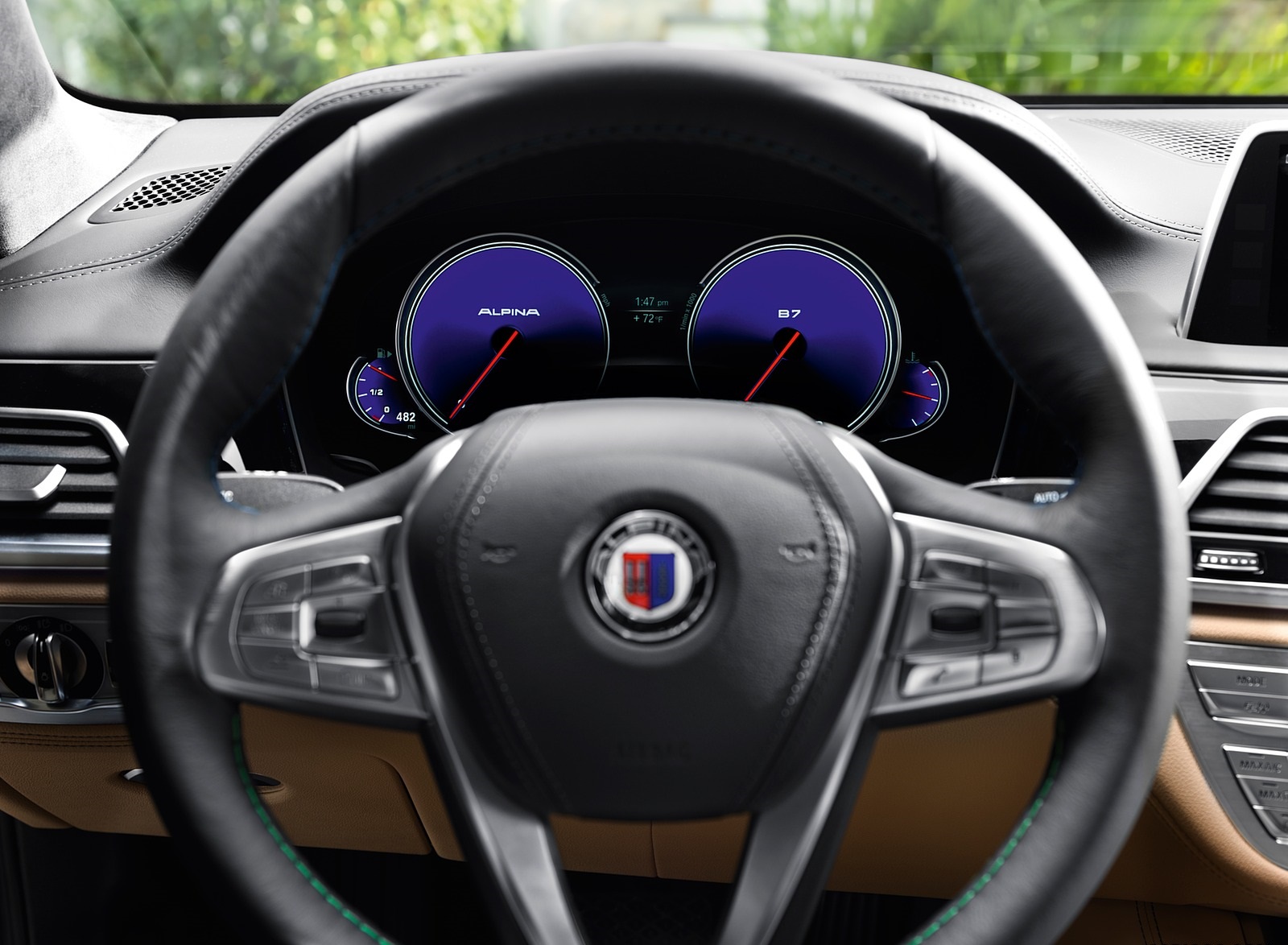 2017 ALPINA B7 xDrive Interior Steering Wheel Wallpapers #24 of 74