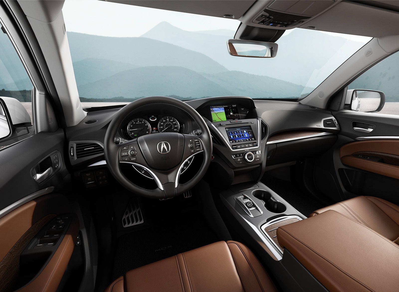 2017 Acura MDX Interior Cockpit Wallpapers #5 of 6