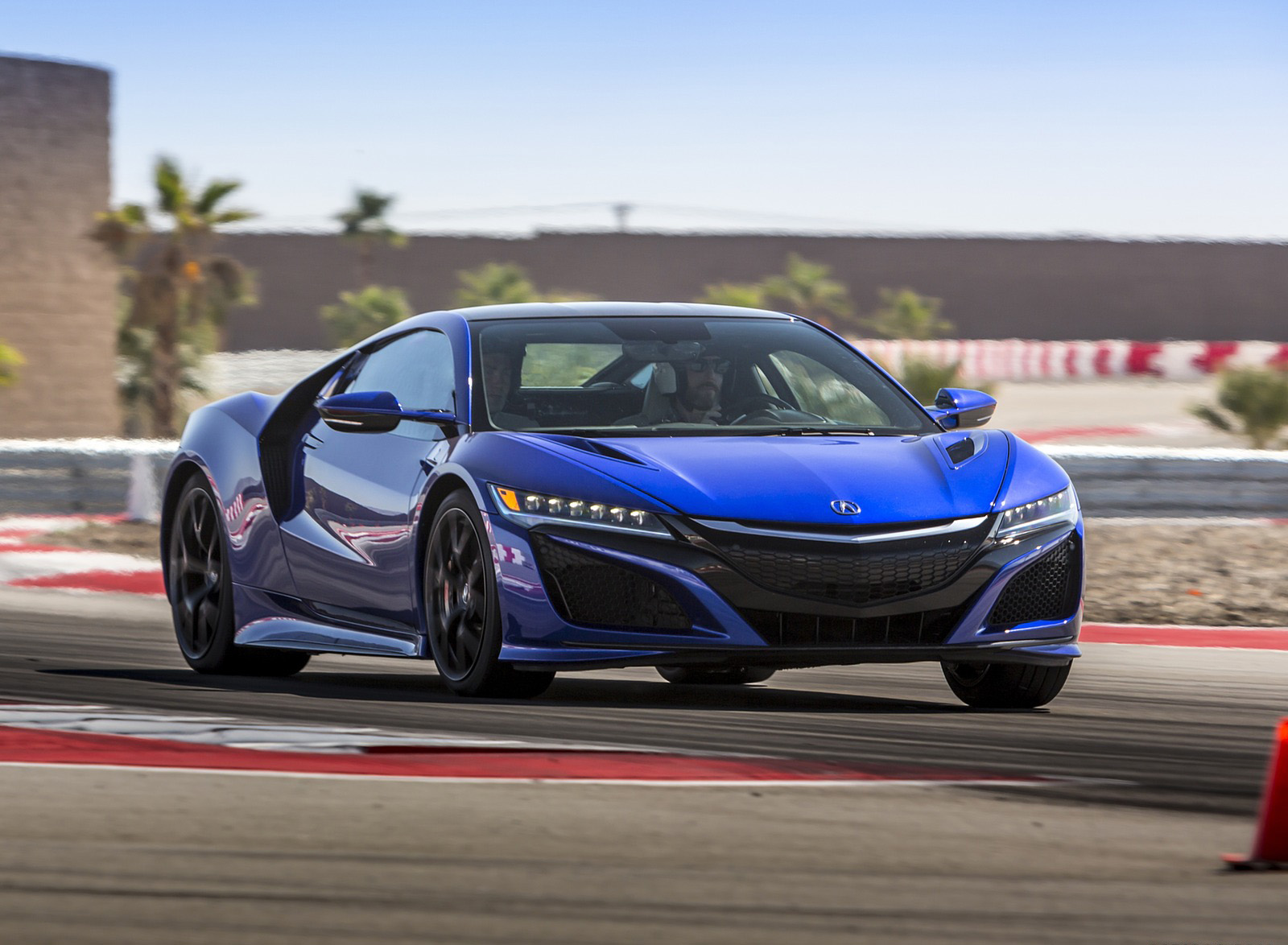 2017 Acura NSX Blue Front Wallpapers #96 of 146