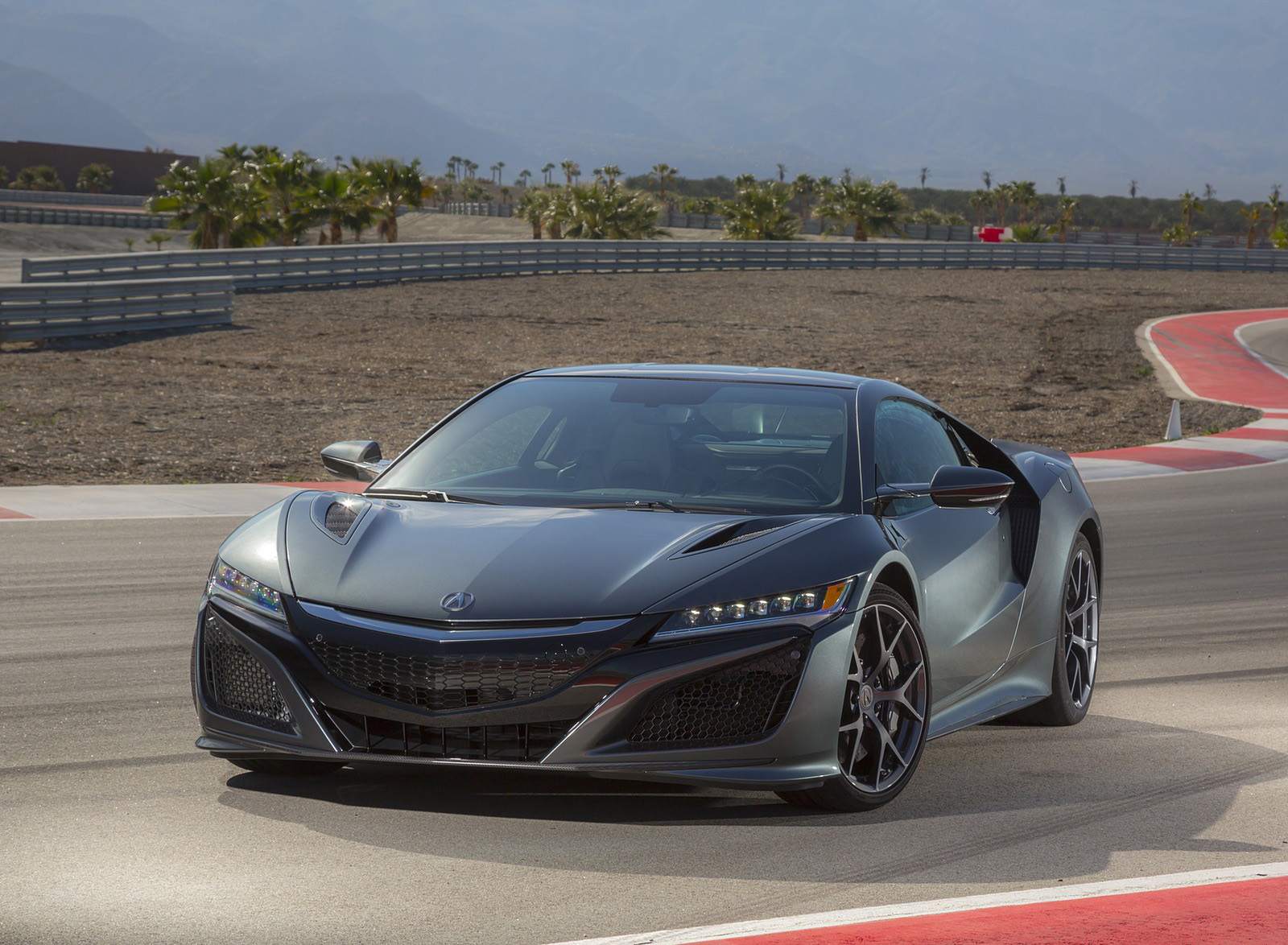 2017 Acura NSX Grey Front Wallpapers #62 of 146