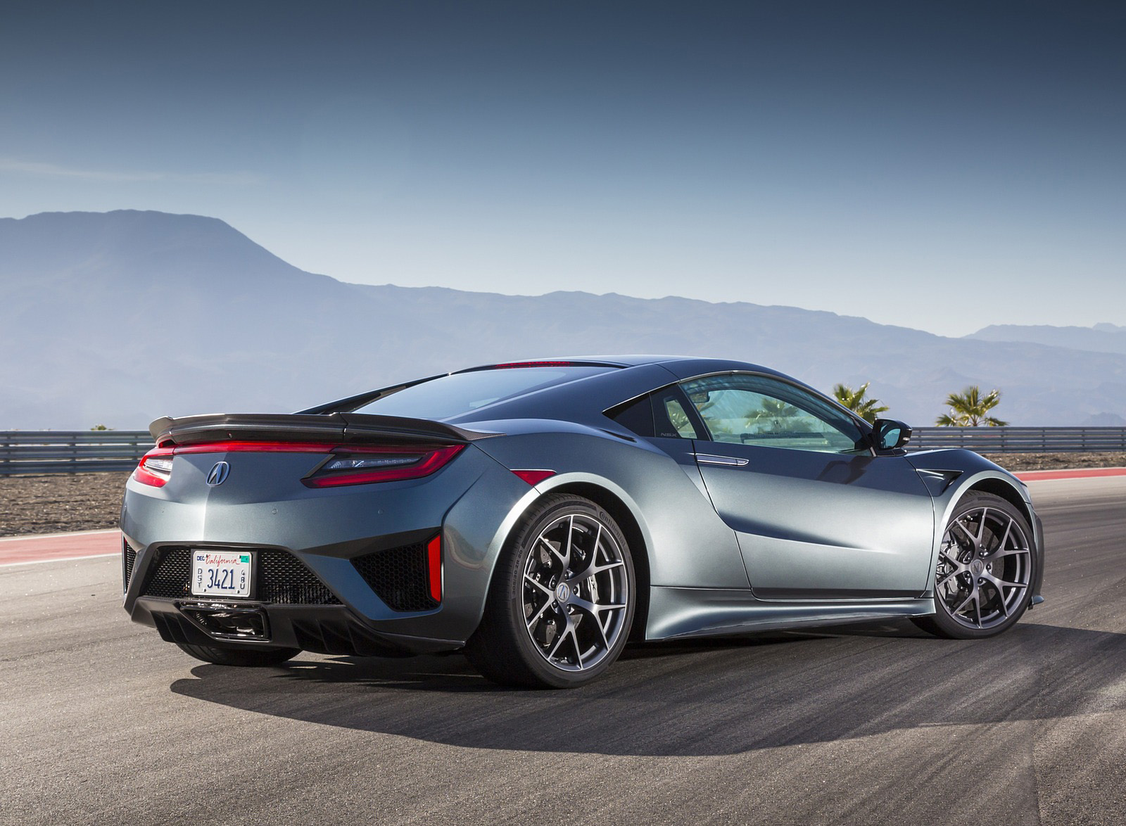 2017 Acura NSX Grey Rear Wallpapers #63 of 146