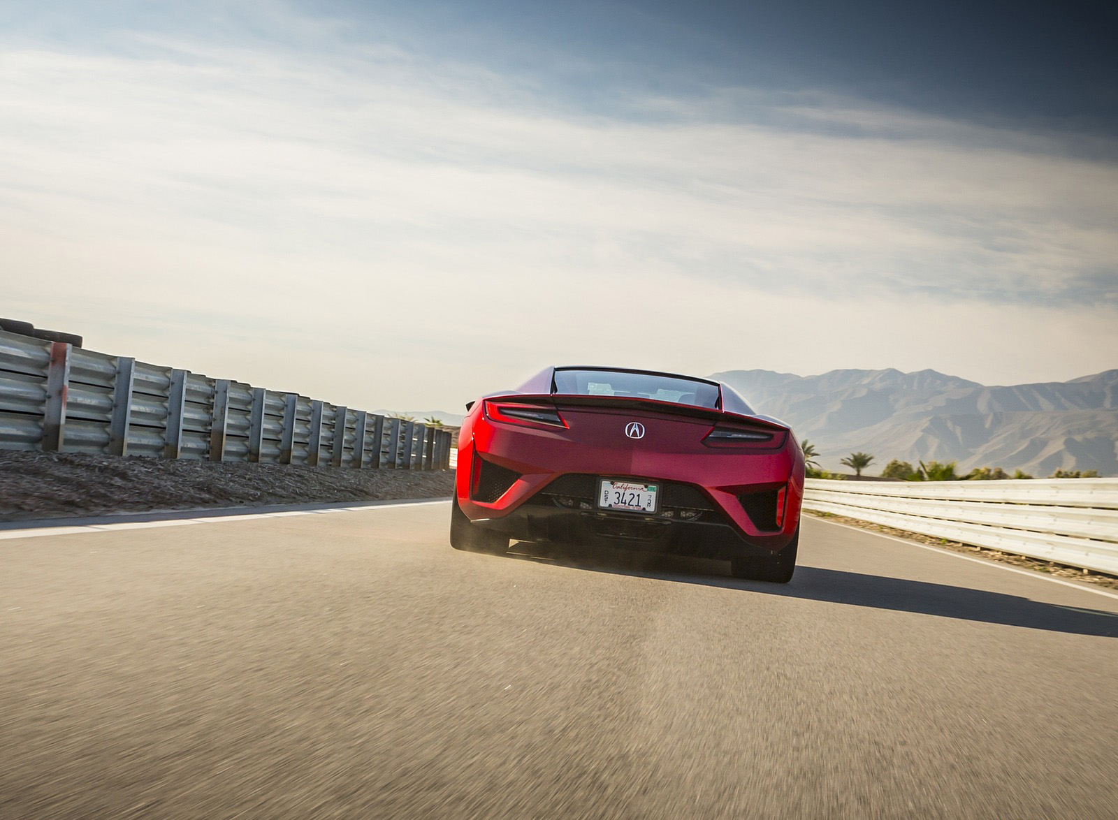 2017 Acura NSX Red Rear Wallpapers #79 of 146