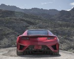 2017 Acura NSX Red Rear Wallpapers 150x120 (61)