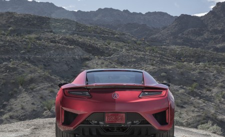2017 Acura NSX Red Rear Wallpapers 450x275 (61)