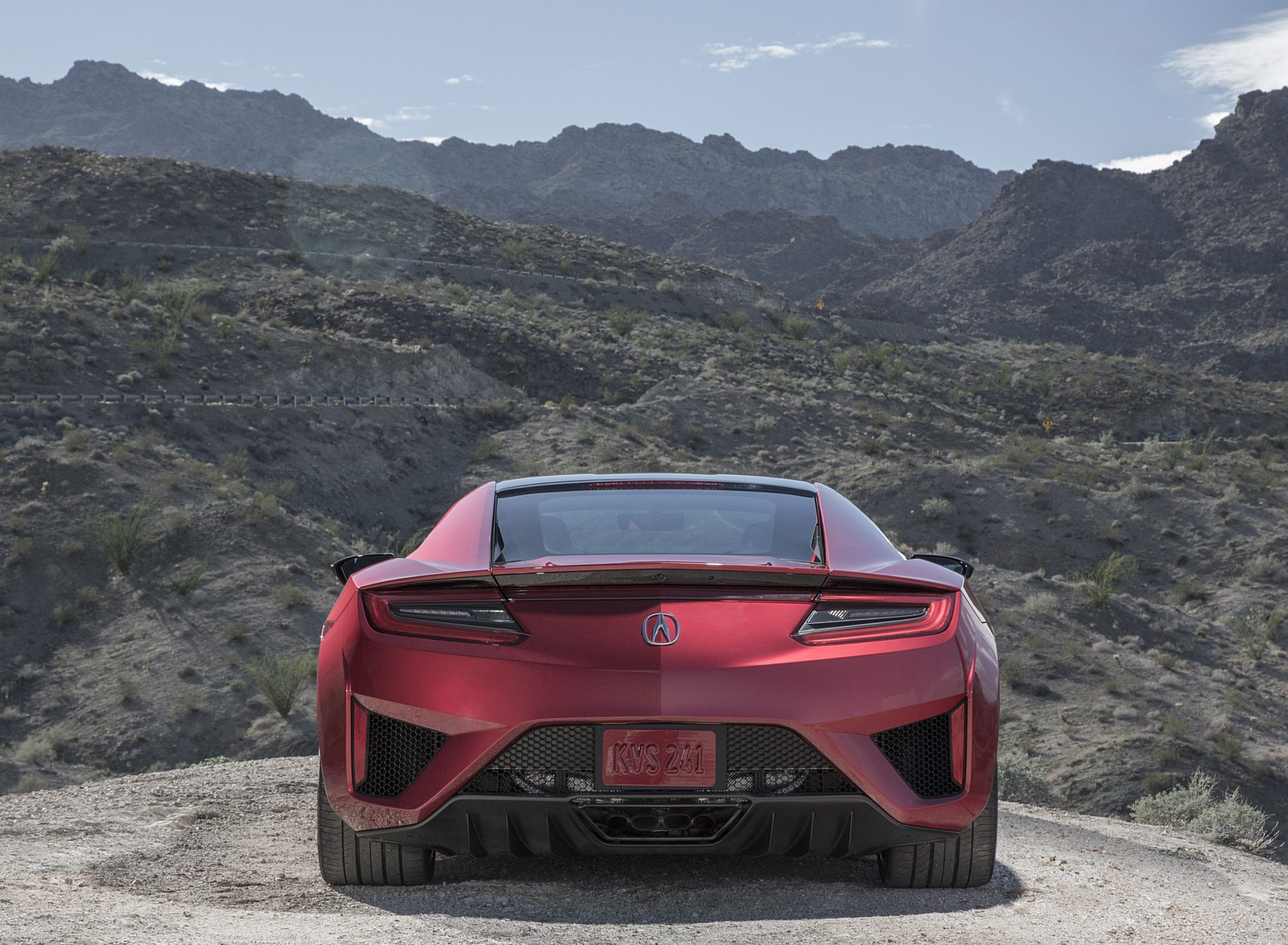 2017 Acura NSX Red Rear Wallpapers #61 of 146