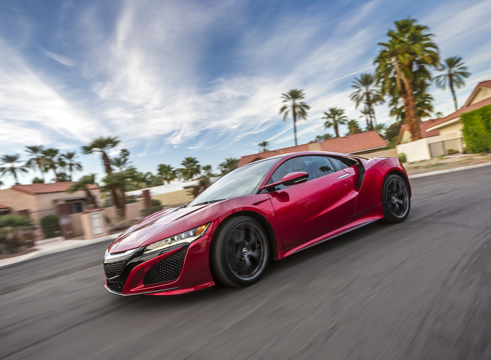 2017 Acura NSX Red Side Wallpapers #32 of 146