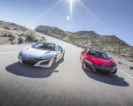 2017 Acura NSX Red and White Front Wallpapers 150x120 (16)