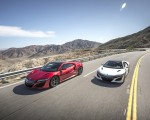 2017 Acura NSX Red and White Front Wallpapers 150x120 (15)