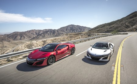 2017 Acura NSX Red and White Front Wallpapers 450x275 (15)