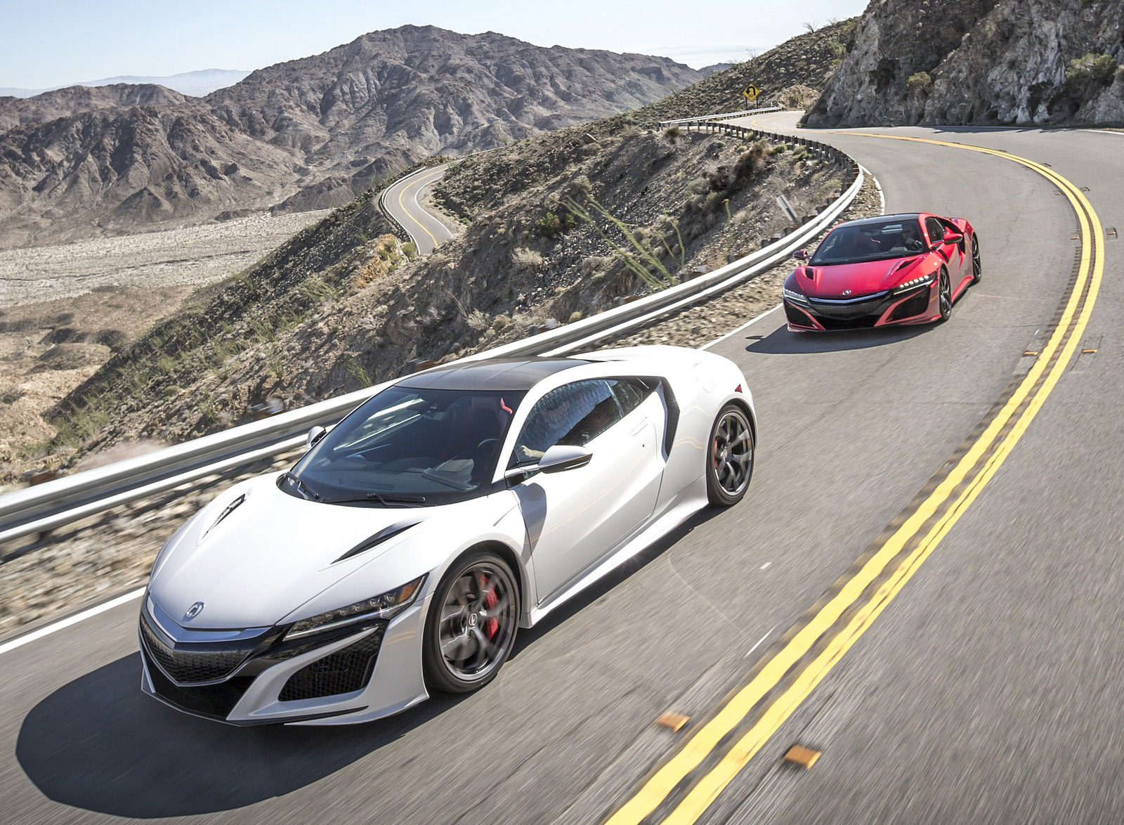 2017 Acura NSX Red and White Top Wallpapers #13 of 146
