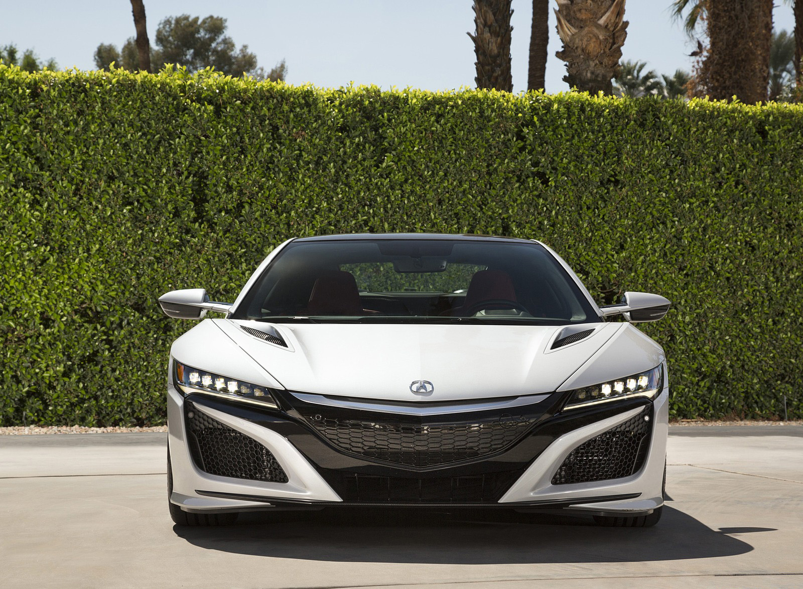 2017 Acura NSX White Front Wallpapers #55 of 146