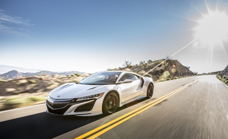 2017 Acura NSX White Front Wallpapers 450x275 (4)