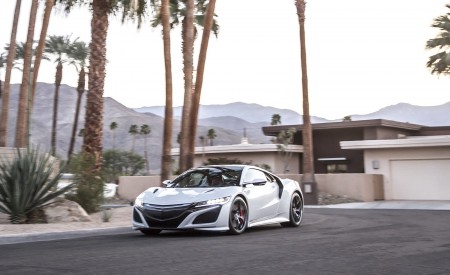2017 Acura NSX White Front Wallpapers 450x275 (42)