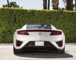 2017 Acura NSX White Rear Wallpapers 150x120 (56)