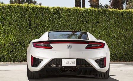2017 Acura NSX White Rear Wallpapers 450x275 (56)