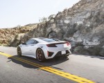 2017 Acura NSX White Rear Wallpapers 150x120 (6)