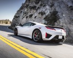 2017 Acura NSX White Rear Wallpapers 150x120 (3)
