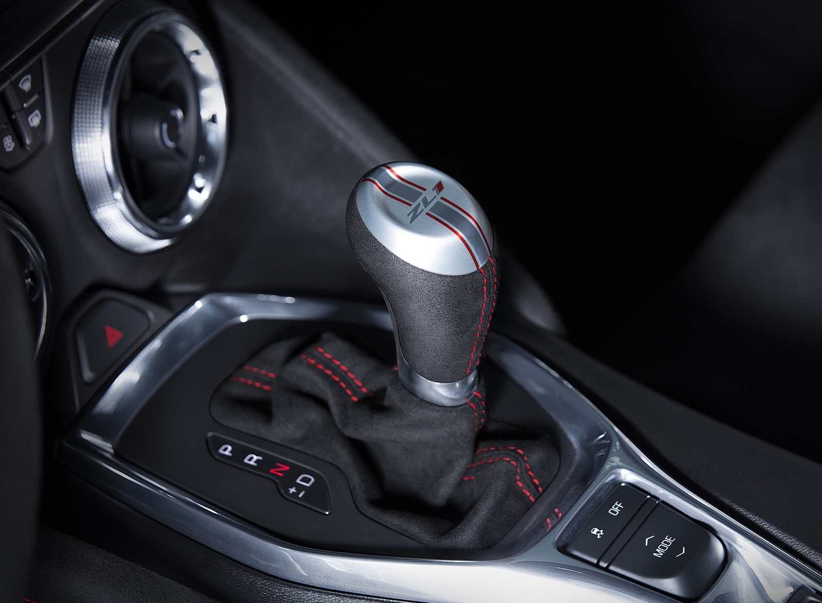 2017 Chevrolet Camaro ZL1 Interior Detail Automatic Transmission Wallpapers #11 of 11