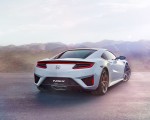 2017 Honda NSX (Euro-Spec; Color: Casino White) Rear Three-Quarter Wallpapers 150x120