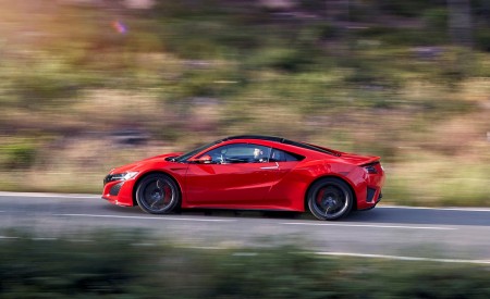 2017 Honda NSX (Euro-Spec; Color: Curva Red) Side Wallpapers  450x275 (5)