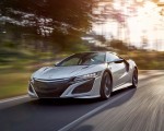 2017 Honda NSX (Euro-Spec; Color: Silver Metallic) Front Three-Quarter Wallpapers 150x120 (25)