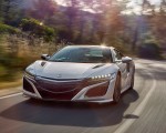 2017 Honda NSX (Euro-Spec; Color: Silver Metallic) Front Wallpapers 150x120