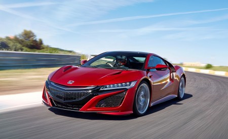 2017 Honda NSX (Euro-Spec; Color: Valencia Red Pearl) Front Wallpapers 450x275 (62)