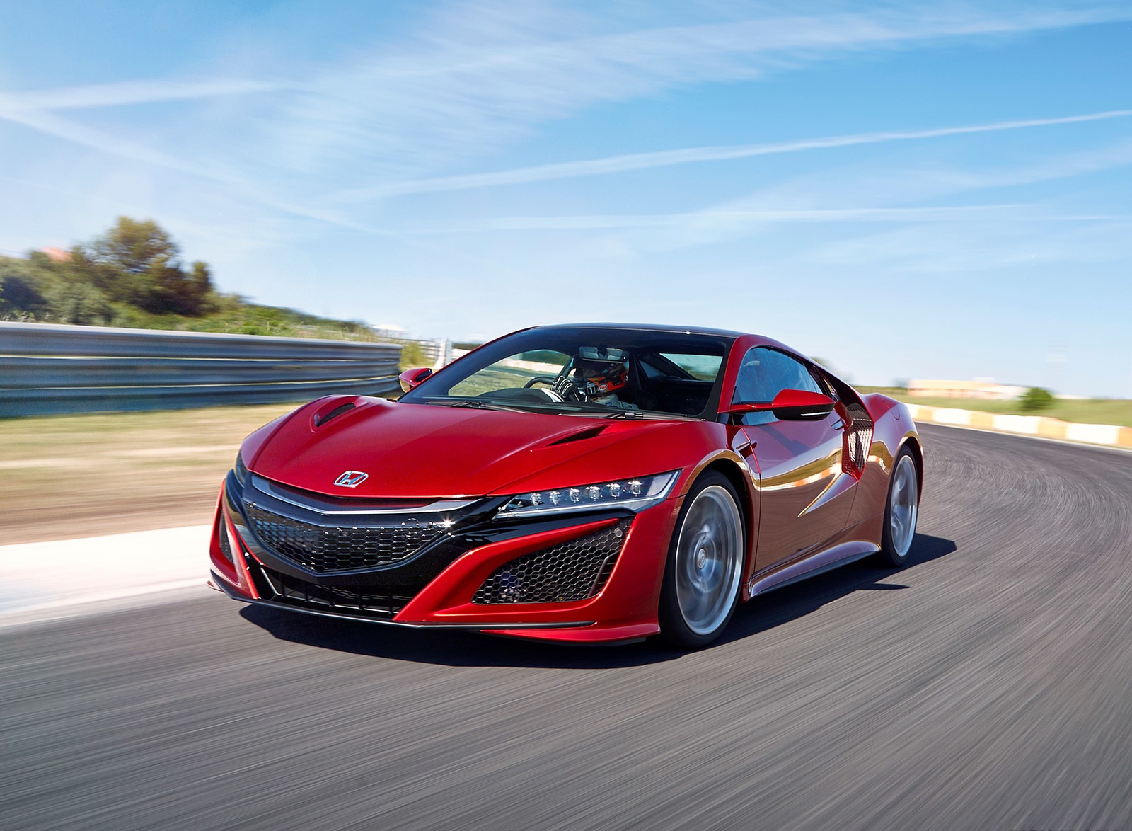 2017 Honda NSX (Euro-Spec; Color: Valencia Red Pearl) Front Wallpapers #62 of 82