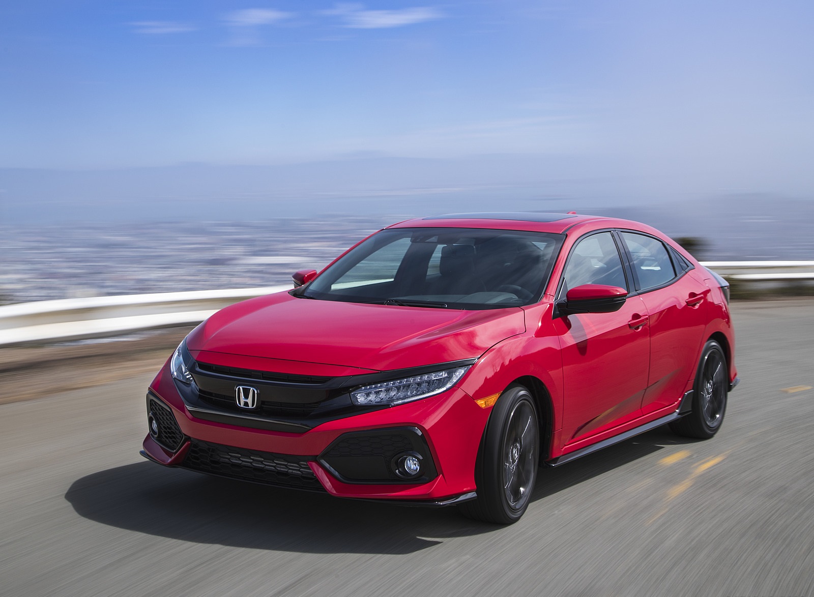 2017 Honda Civic Hatchback Front Three-Quarter Wallpapers (1). Download Wallpaper