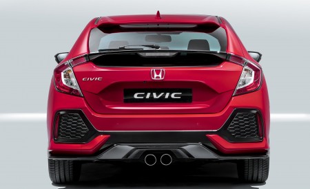 2017 Honda Civic Hatchback (Euro-Spec) Rear Wallpapers 450x275 (4)