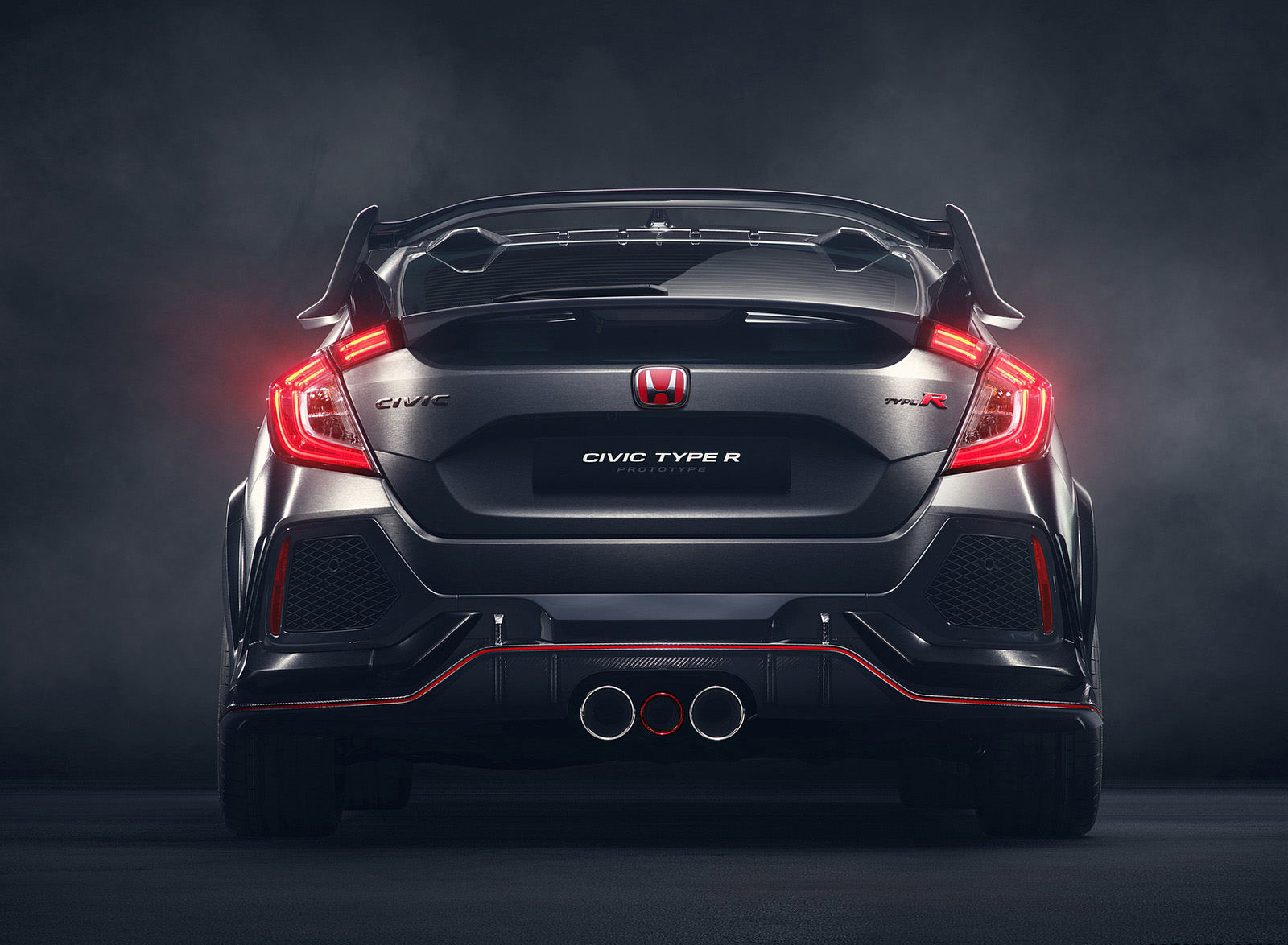 2017 Honda Civic Type R Concept Rear Wallpapers (6)