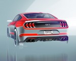 2018 Ford Mustang V8 GT Design Sketch Wallpapers 150x120