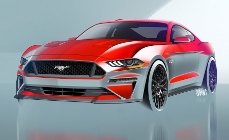 2018 Ford Mustang V8 GT Design Sketch Wallpapers 450x275 (14)