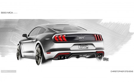 2018 Ford Mustang V8 GT Design Sketch Wallpapers  450x275 (24)
