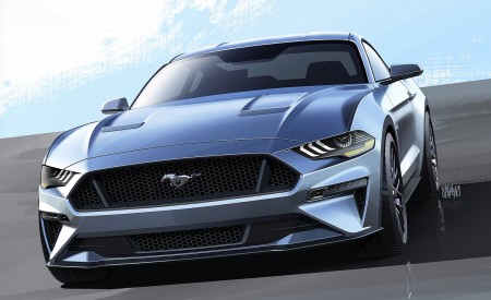 2018 Ford Mustang V8 GT Design Sketch Wallpapers 450x275 (15)