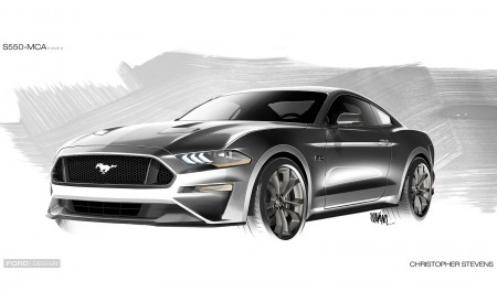 2018 Ford Mustang V8 GT Design Sketch Wallpapers 450x275 (23)