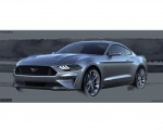 2018 Ford Mustang V8 GT Design Sketch Wallpapers 150x120 (16)
