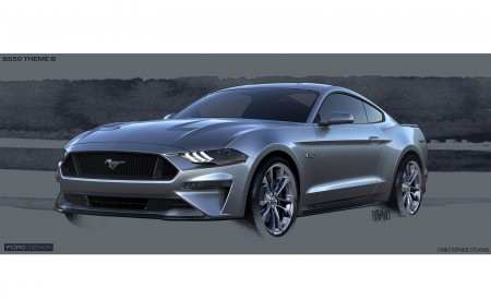 2018 Ford Mustang V8 GT Design Sketch Wallpapers 450x275 (16)