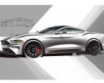 2018 Ford Mustang V8 GT Design Sketch Wallpapers 150x120